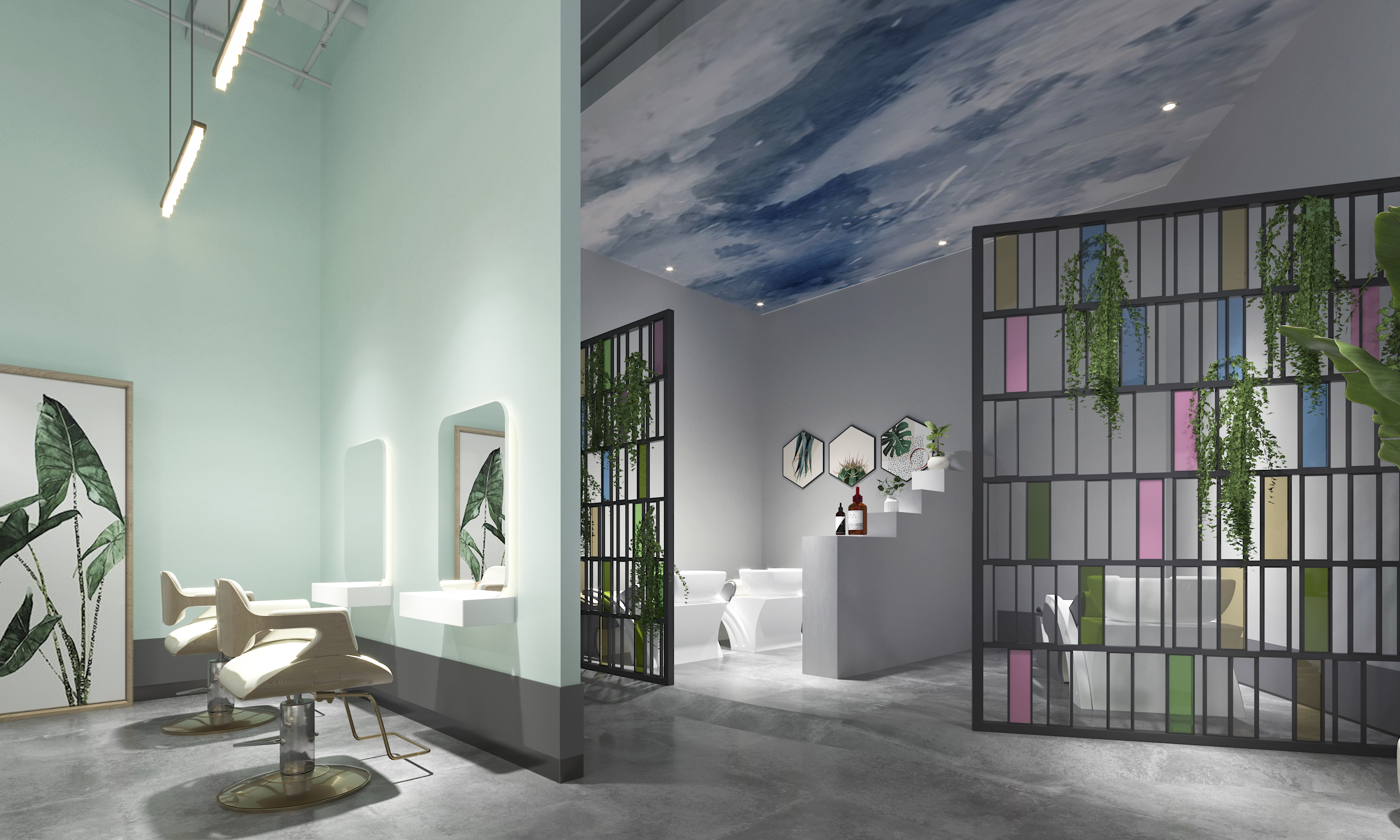 首席美容美發(fā)裝修設計